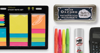 School stationery from £1