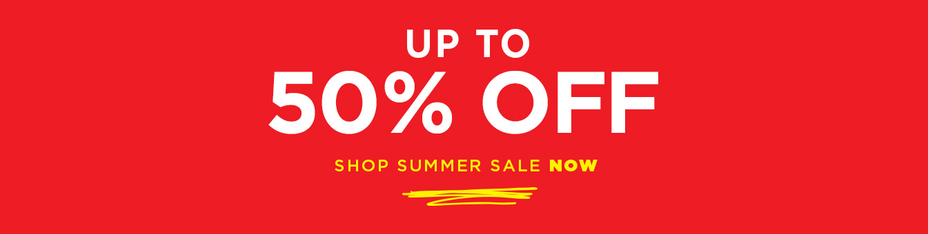 Up To 50% Off Summer Sale