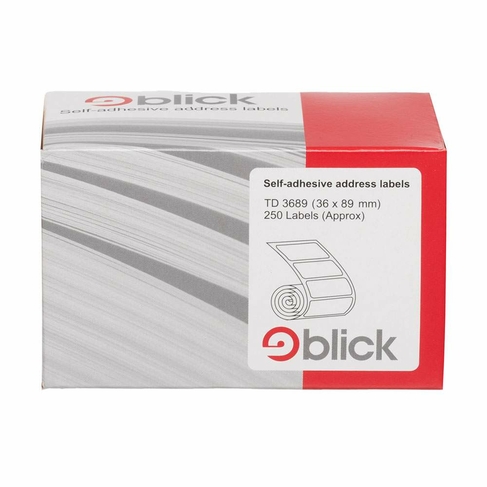 blick Self-Adhesive Blank Address Labels (Pack of 250)