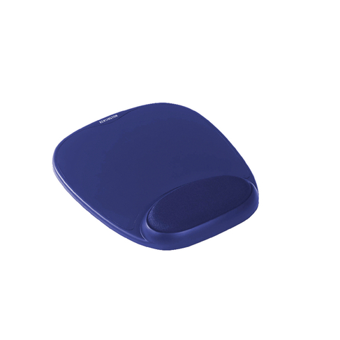 Kensington Blue Foam Mousepad With Wrist Rest 64271