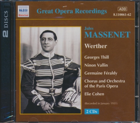 Werther (Paris Opera, Thill, Vallin, Feraldy)