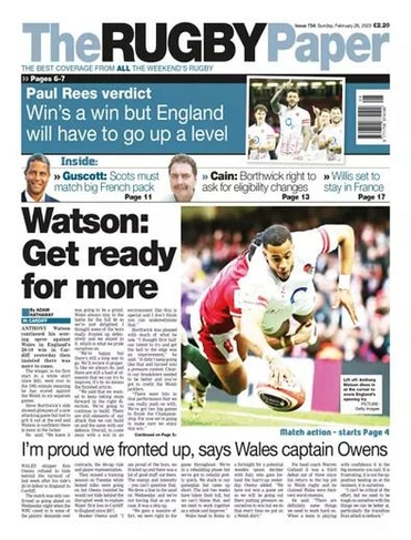 The Rugby Paper- English