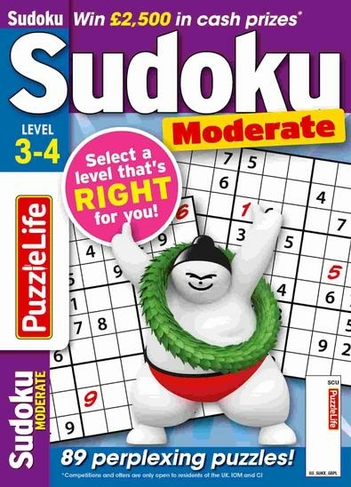 PuzzleLife Sudoku Moderate 3-4