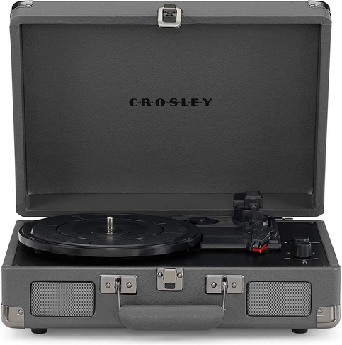 Crosley Cruiser Plus Deluxe Portable Turntable (Slate Grey)