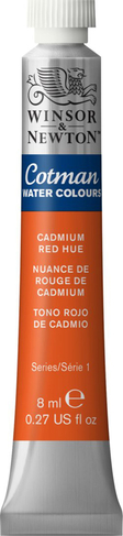 Winsor & Newton Cotman Watercolour 8ml Cadmium Red Hue