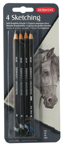 Derwent Professional Sketching Pencils (Pack of 4)