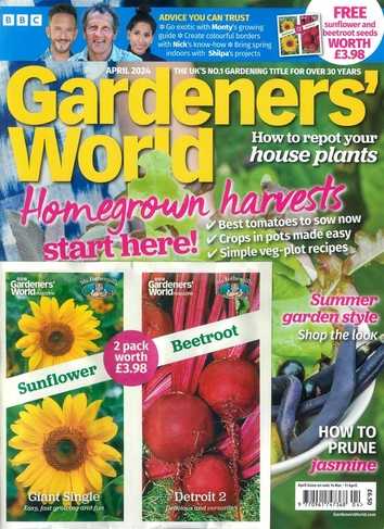 BBC Gardeners' World magazine April 2024