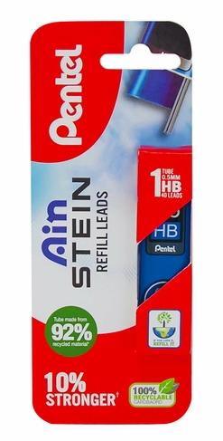 Pentel Ain Stein Refill Leads Swivel Top Tube 0.5 mm HB Pencil Leads (Pack of 40)