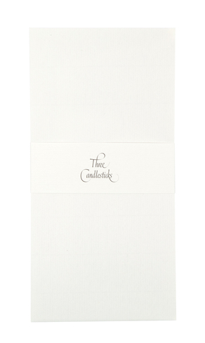 Three Candlestick DL 110x220mm Envelopes 20 Pack White