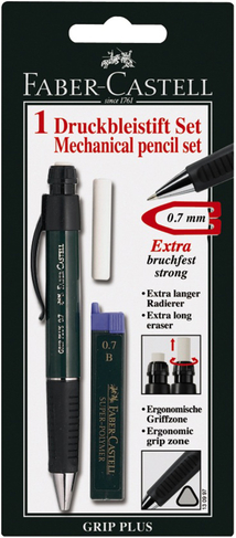 Faber-Castell Grip Plus 0.7mm Assorted Colour Mechanical Pencil