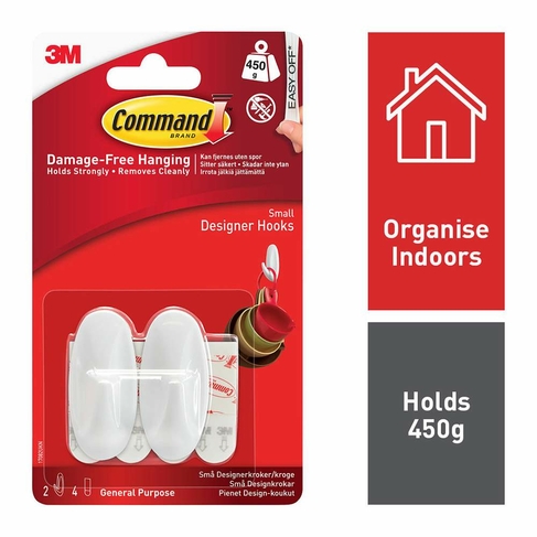 Command Small Hooks (Pack of 2)