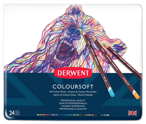 Derwent Professional Coloursoft Pencils (Pack of 24)