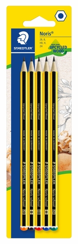 STAEDTLER Noris 2B-2H Pencils (Pack of 5)