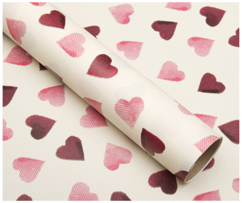 Emma Bridgewater Pink Hearts Wrapping Paper 3m (1 Roll )