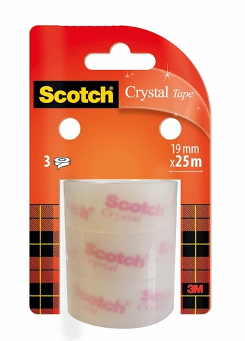 Scotch Crystal Tape Pack Of 3