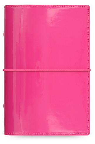 Filofax Domino Personal Organiser Hot Pink Patent