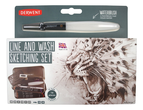 Derwent Professional Line and Wash Sketching Set