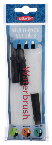 Derwent Professional Waterbrushes (Pack of 3)