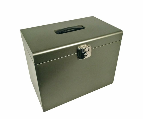 Pierre Henry UK Grey Metal File Box