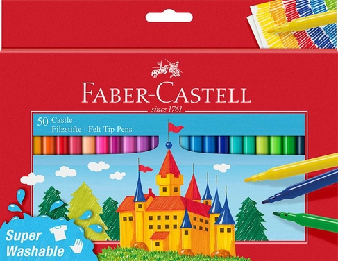Faber-Castell Fiber Pens (Pack of 50)
