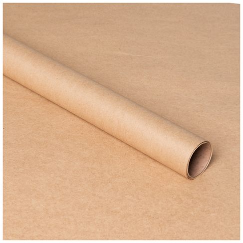 WHSmith Recyclable Brown Kraft Wrapping Paper 3m (1 Roll )