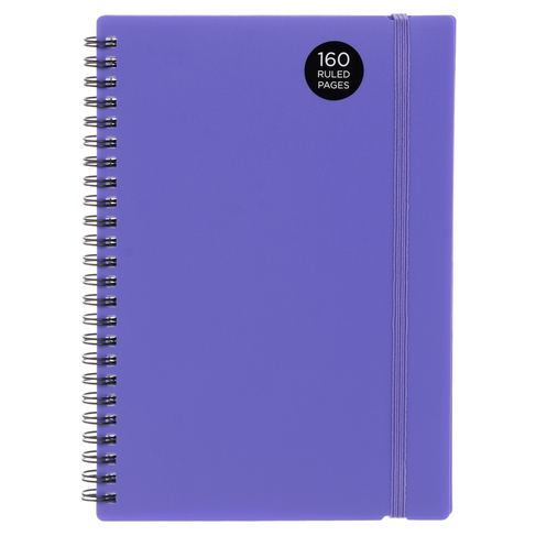 WHSmith Purple A5 Notebook