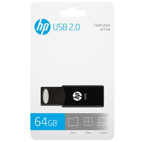 HP 64 GB Black v212w USB 2.0 Flash Drive