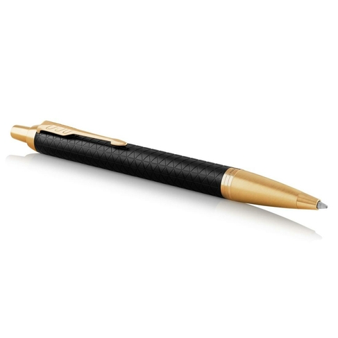 Parker IM Ballpoint Pen, Premium Black, Medium, Blue Ink, Gift Box

