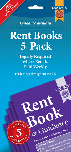 LawPack Rent Books (Pack of 5)