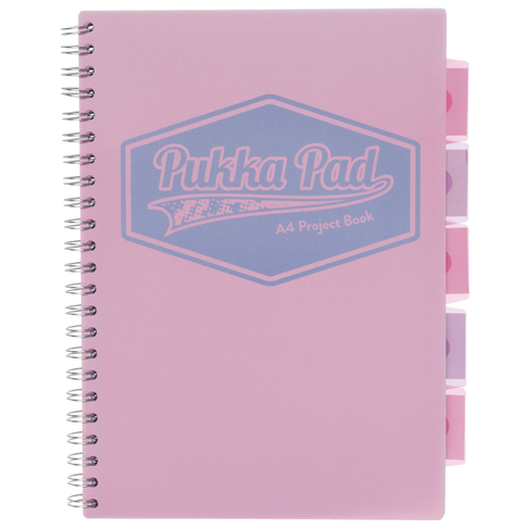 Pukka Pad Pastel Assorted A4 Project Notebook