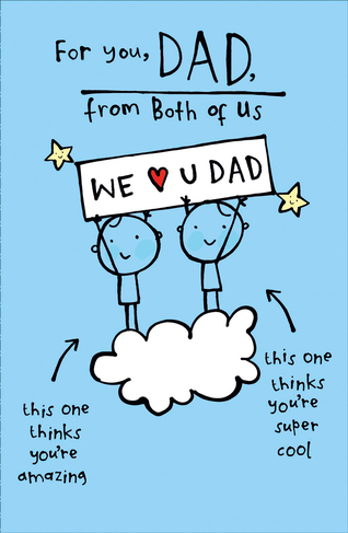 For You, Dad, from Both of Us Father's Day Card