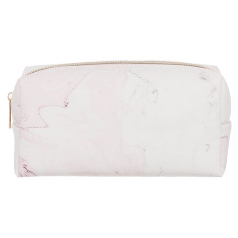 WHSmith Pink Marble Cube Pencil Case