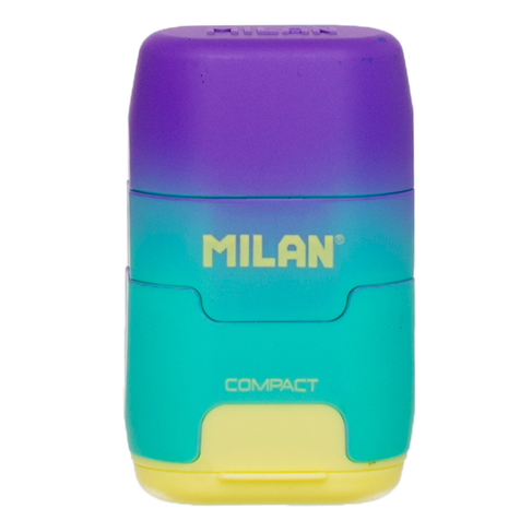 Milan Compact Sunset Eraser and Pencil Sharpener