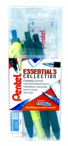 Pentel Essentials Collection Pencil Case Set