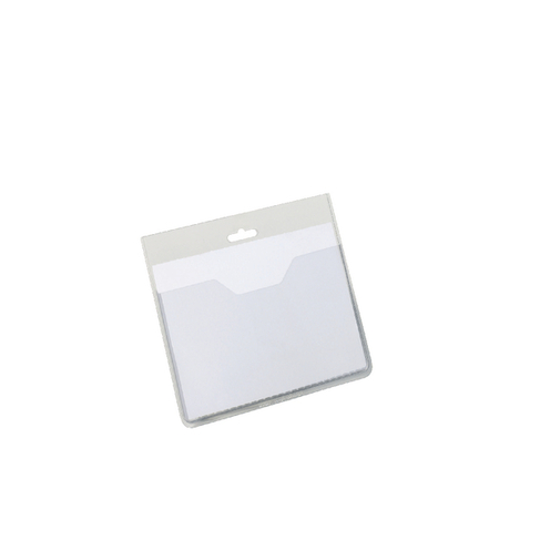 Durable Visitor Badge 60x90mm Clear (20 Pack) 8136/19