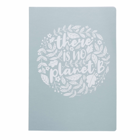 ECO There is No Planet B Blue A4 Notebook 