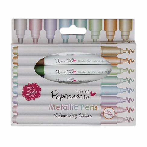 docrafts Papermania Metallic Markers (Pack of 8)