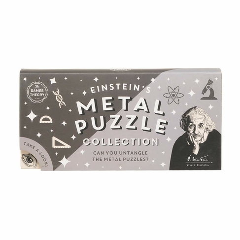 Professor Puzzle Einstein's Metal Puzzle Collection Set
