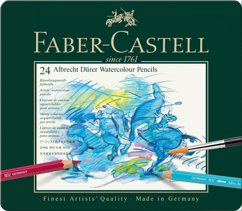 Faber-Castell Albrecht Durer Artists' Watersoluble Colouring Pencils (Pack of 24)