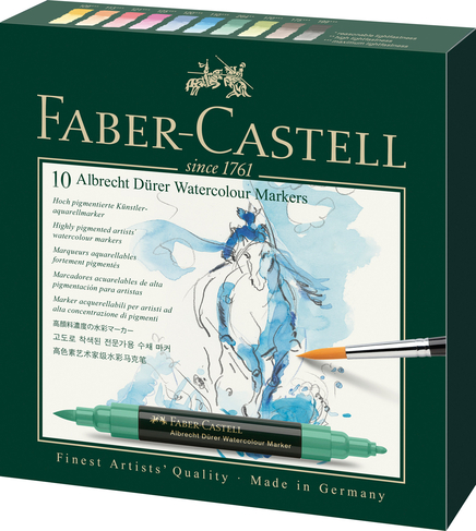 Faber-Castell Albrecht Durer Artists' Watercolour Markers (Pack of 10)