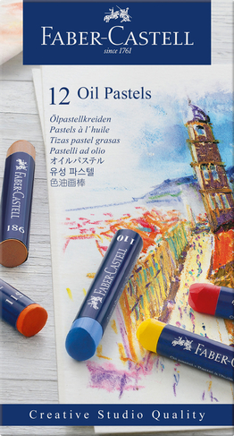 Faber-Castell Creative Studio Oil Pastels (Pack of 12)