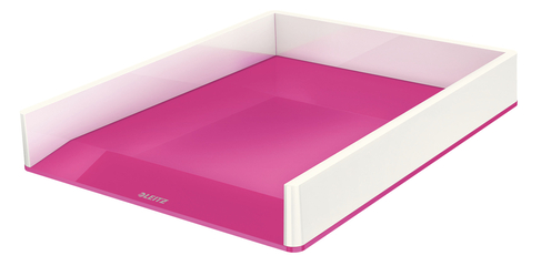 Leitz WOW Letter Tray Pink