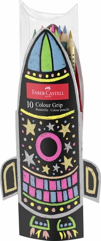 Faber-Castell Colour Grip Rocket Set (Pack of 10)