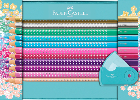 Faber-Castell Sparkle Colour Pencil Tin (Pack of 20)
