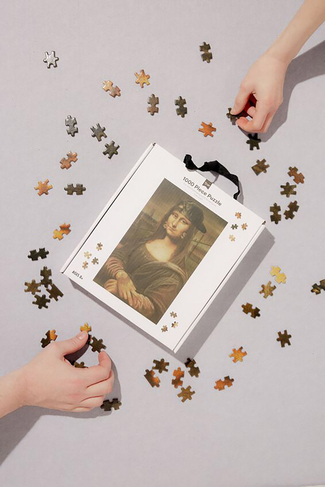Typo Mona Lisa 1000 Piece Jigsaw Puzzle