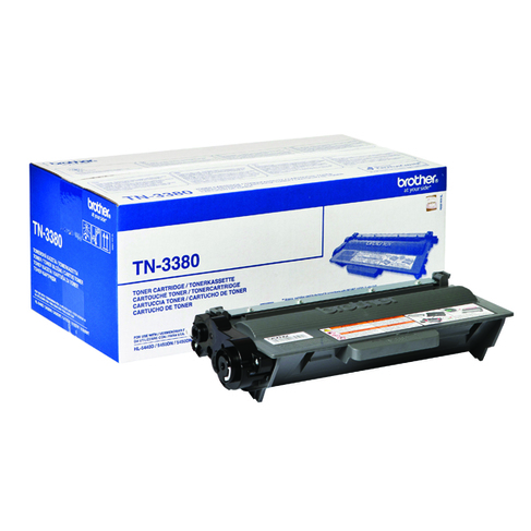 Brother TN-3380 Black High Yield Laser Toner Cartridge TN3380