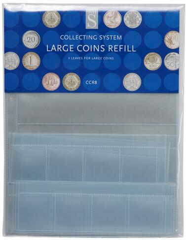 WHSmith Collecting System Large Coins Refills CCR8 (Pack of 3)
