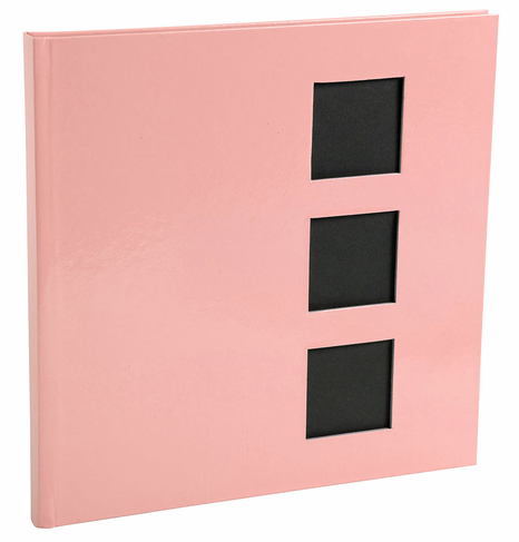 Exacompta Pastel Photo Album Pink 60 Black Pages