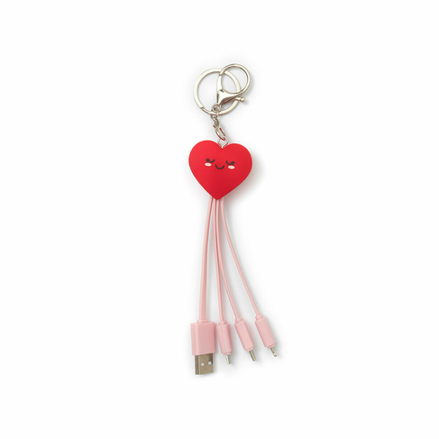 Legami Link Up Heart Multiple Charging Cable