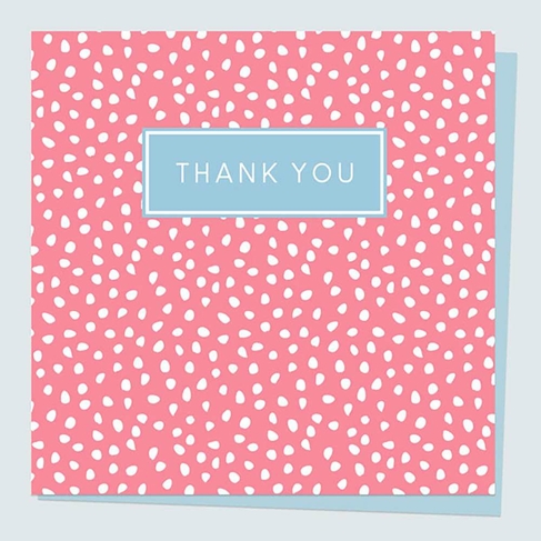Dotty About Paper Pinking Out Loud Thank You Card 